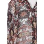 Klassische Bluse von summum woman, in der Farbe Braun, andere Perspektive, Vorschaubild