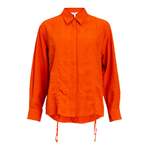 Klassische Bluse von Object, in der Farbe Orange, aus Polyester, Vorschaubild