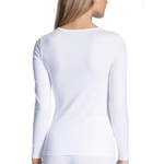 T-Shirt von CALIDA, in der Farbe Weiss, aus Baumwolle, andere Perspektive, Vorschaubild