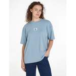 T-Shirt von Calvin Klein Jeans, in der Farbe Blau, andere Perspektive, Vorschaubild