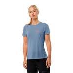 Funktionsshirt von Jack Wolfskin, in der Farbe Blau, aus Polyester, andere Perspektive, Vorschaubild