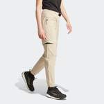 Jogginghose von adidas Terrex, in der Farbe Beige, andere Perspektive, Vorschaubild