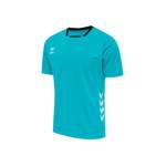 Fußballtrikot von Hummel, in der Farbe Blau, aus Polyester, andere Perspektive, Vorschaubild