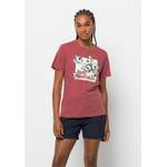 T-Shirt von Jack Wolfskin, in der Farbe Rosa, andere Perspektive, Vorschaubild