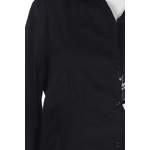 Klassische Bluse von Emilia Lay, in der Farbe Schwarz, andere Perspektive, Vorschaubild
