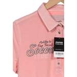 Poloshirt von SOCCX, in der Farbe Rosa, aus Baumwolle, andere Perspektive, Vorschaubild