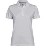 Poloshirt von Tee Jays, in der Farbe Weiss, aus Polyester, andere Perspektive, Vorschaubild