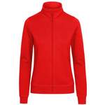 Sweatjacke von EXCD by Promodoro, in der Farbe Rot, andere Perspektive, Vorschaubild