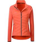 Fleecejacke von LPO, in der Farbe Orange, andere Perspektive, Vorschaubild