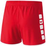 Shorts von erima, in der Farbe Rot, aus Polyester, andere Perspektive, Vorschaubild