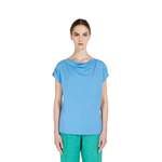 T-Shirt von Weekend Max Mara, in der Farbe Blau, aus Baumwolle, andere Perspektive, Vorschaubild