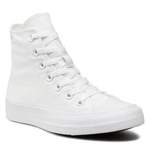 Hallenschuhe von Converse, in der Farbe Weiss, aus Stoff, andere Perspektive, Vorschaubild