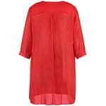 Longbluse von SAMOON, in der Farbe Rot, aus Polyester, andere Perspektive, Vorschaubild