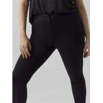 Push-Up Jeans von Vero Moda Curve, in der Farbe Schwarz, aus Polyester, andere Perspektive, Vorschaubild