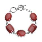 Rotes Achat-Armband der Marke ShopLC