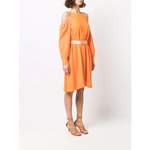 Kleid von Stella Mccartney, in der Farbe Orange, aus Viskose, andere Perspektive, Vorschaubild