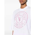 T-Shirt von Versace Jeans Couture, in der Farbe Weiss, andere Perspektive, Vorschaubild