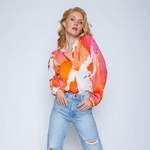 Klassische Bluse von Emily Van Den Bergh, in der Farbe Orange, Vorschaubild