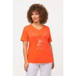 T-Shirt von Ulla Popken, in der Farbe Orange, andere Perspektive, Vorschaubild