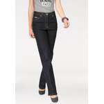 Gerade Jeans von Arizona, in der Farbe Schwarz, aus Baumwolle, andere Perspektive, Vorschaubild