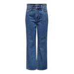 Weite Jeans von Only, in der Farbe Blau, andere Perspektive, Vorschaubild