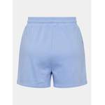 Sportshorts von Pieces, in der Farbe Blau, aus Polyester, andere Perspektive, Vorschaubild