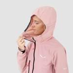 Softshelljacke von Salewa, in der Farbe Rosa, aus Polyester, andere Perspektive, Vorschaubild