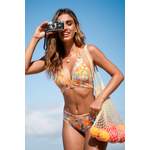 Neckholder-Bikini-Oberteil und der Marke CUPSHE