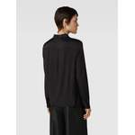 Klassische Bluse von milano italy, in der Farbe Schwarz, aus Elasthan, andere Perspektive, Vorschaubild