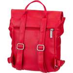 Rucksack von Zwei, in der Farbe Rot, aus Kunstleder, andere Perspektive, Vorschaubild