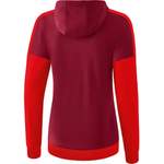 Trainingsjacke von erima, in der Farbe Rot, aus Polyester, andere Perspektive, Vorschaubild