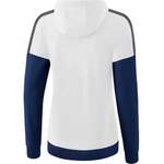 Trainingsjacke von erima, in der Farbe Weiss, aus Polyester, andere Perspektive, Vorschaubild