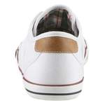 Schnürschuhe von mustang shoes, in der Farbe Weiss, aus Kunststoff, andere Perspektive, Vorschaubild