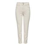 High Waist Jeans von Only, in der Farbe Beige, aus Baumwolle, andere Perspektive, Vorschaubild