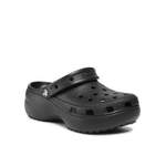 Hausschuhe von Crocs, in der Farbe Schwarz, aus Kunststoff, andere Perspektive, Vorschaubild