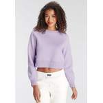 Sweatshirt von LSCN by LASCANA, in der Farbe Lila, aus Baumwolle, andere Perspektive, Vorschaubild