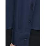 Klassische Bluse von seidensticker, in der Farbe Blau, aus Baumwolle, andere Perspektive, Vorschaubild