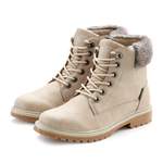 Winterboot von Lascana, in der Farbe Beige, aus Polyester, andere Perspektive, Vorschaubild