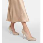 Klassische Pump von Max Mara, in der Farbe Beige, andere Perspektive, Vorschaubild