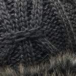 Strickmütze von Starling, in der Farbe Schwarz, aus Stoff, andere Perspektive, Vorschaubild