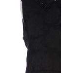 Klassische Bluse von DONNA by HALLHUBER, in der Farbe Schwarz, aus Elasthan, andere Perspektive, Vorschaubild