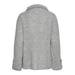 Strickjacke von Pieces, in der Farbe Grau, aus Polyester, andere Perspektive, Vorschaubild