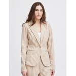 Blazer von Ichi, in der Farbe Weiss, aus Polyester, andere Perspektive, Vorschaubild