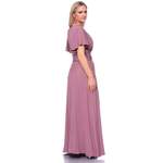 Maxikleid von Ingoria, in der Farbe Lila, aus Elasthan, andere Perspektive, Vorschaubild