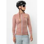 Fahrradjacke von Jack Wolfskin, in der Farbe Rosa, andere Perspektive, Vorschaubild