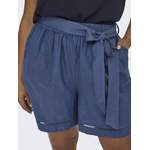 Shorts von ONLY CARMAKOMA, in der Farbe Blau, andere Perspektive, Vorschaubild