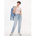 High Waist Jeans, in der Farbe Blau, aus Baumwolle, andere Perspektive, Vorschaubild