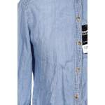Klassische Bluse von Hollister, in der Farbe Blau, aus Baumwolle, andere Perspektive, Vorschaubild