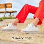 Plateau Sneaker von marco tozzi, in der Farbe Weiss, andere Perspektive, Vorschaubild