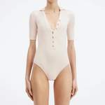 Body von Jacquemus, in der Farbe Beige, aus Polyester, andere Perspektive, Vorschaubild